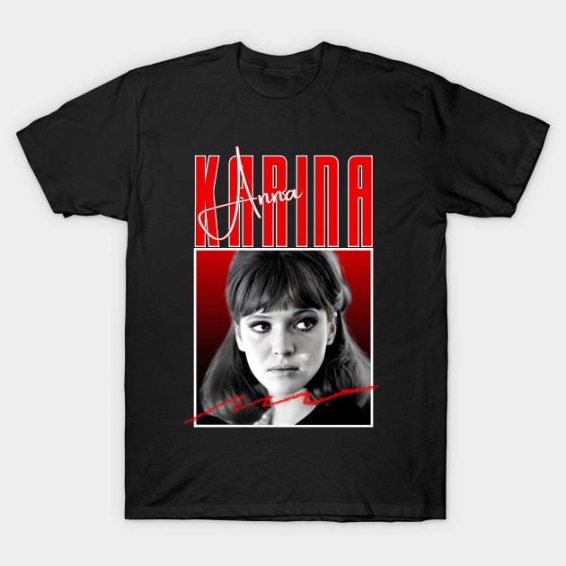 Anna karina///original retro T-Shirt by DetikWaktu